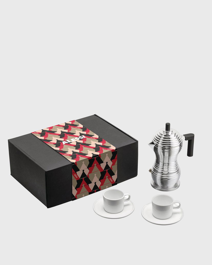 Колекційний Alessi Coffee Gift Set Металік | MDL02BSET