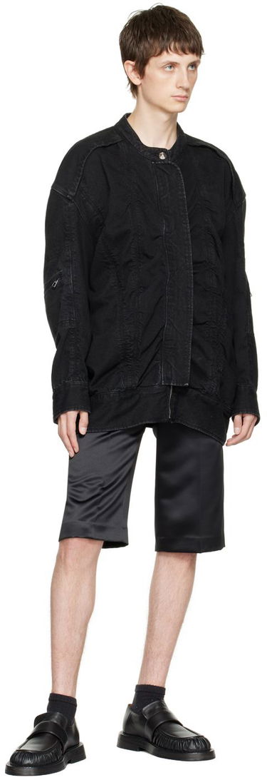 Куртка We11done We11done Bomber Denim Jacket чорний | WD-DJ3-21-331-U-BK, 3