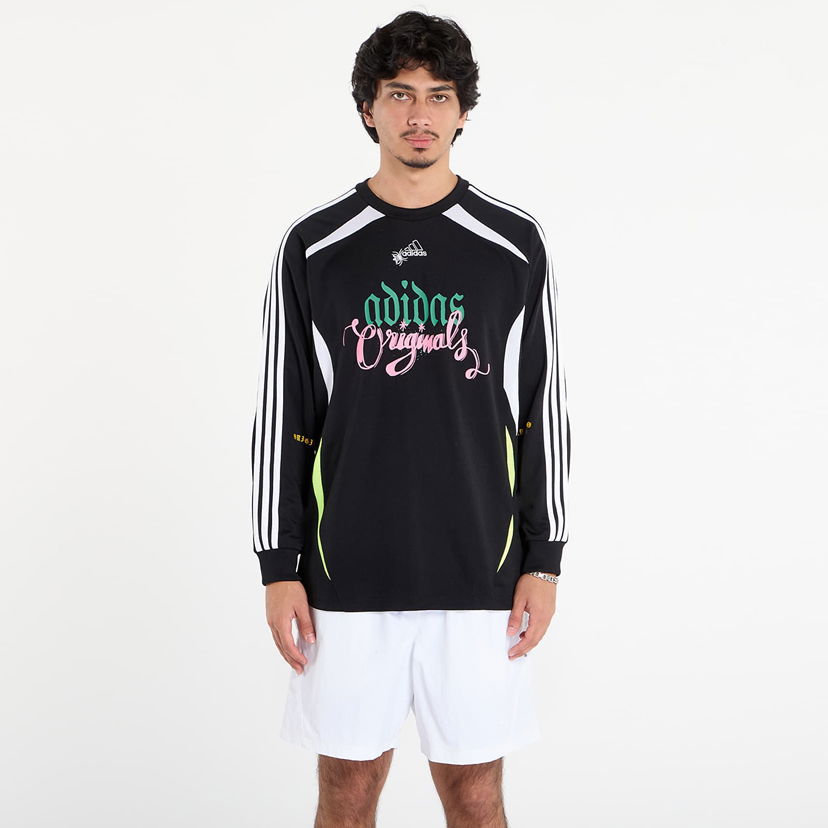Футболка adidas Originals Spiders Goalkeeper Loose Long-Sleeve Top чорний | JW0201
