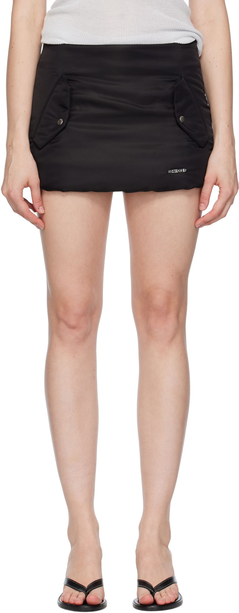 Спідниця We11done We11done Padded Miniskirt чорний | WD-SK2-25-260-W-BK
