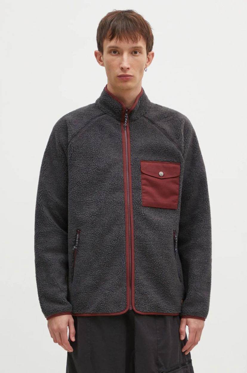 Світшоти FJÄLLRÄVEN Pile Fleece Jacket With Chest Pocket Сірий | F84158.030.352