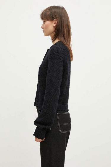 Cветр Samsoe Samsoe Samsoe Samsoe Sameryem Wool Cardigan чорний | F24400084, 1