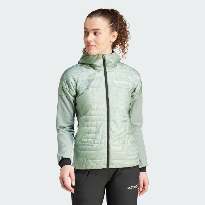 Пуховик adidas Performance Terrex Xperior Varilite Hybrid PrimaLoft Зелений | IP1469