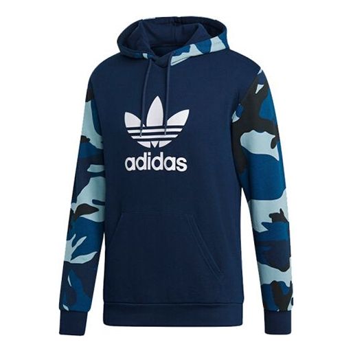 Світшоти adidas Originals adidas Originals Camo Print Hoodie Синій | DV2064