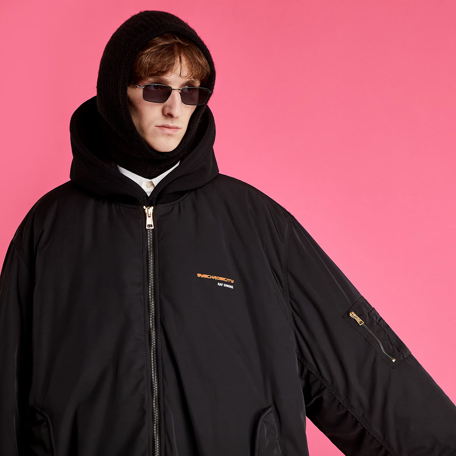 Куртка бомбер RAF SIMONS Synchronicity Bomber Jacket чорний | 212-M621A-30060-0099, 1