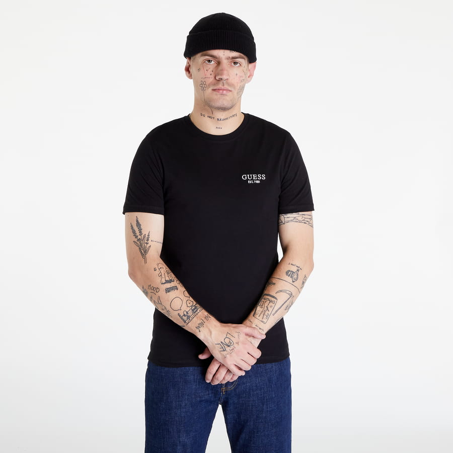 Футболка GUESS Ermes CN Tee чорний | M2BI59I3Z14-JBLK, 1