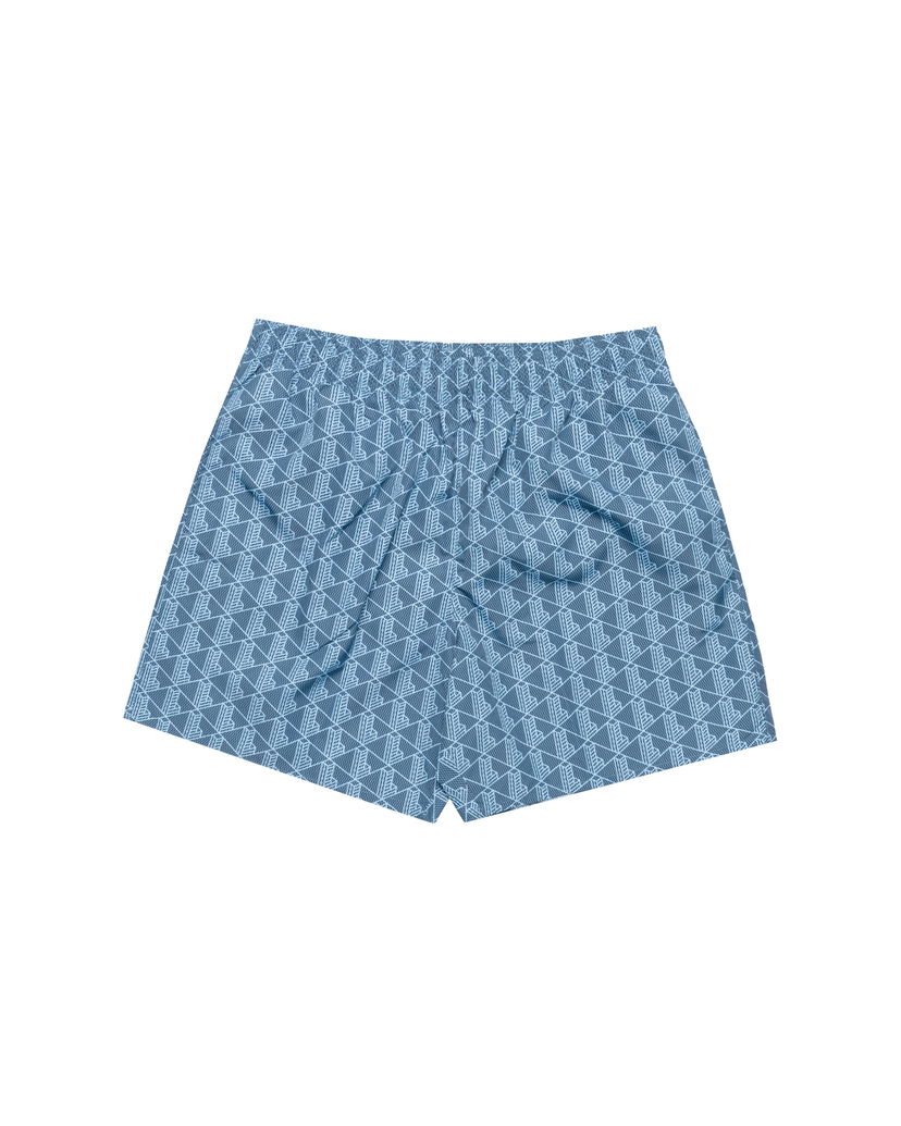 Купальники Lacoste Geometric Print Swim Shorts Синій | MH9086-HGI