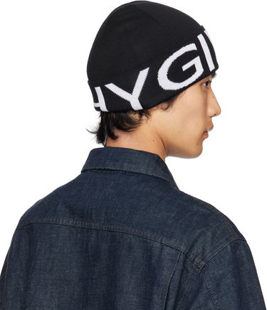 Шапка Givenchy Givenchy Jacquard Beanie чорний | 710003973001-U7925, 2