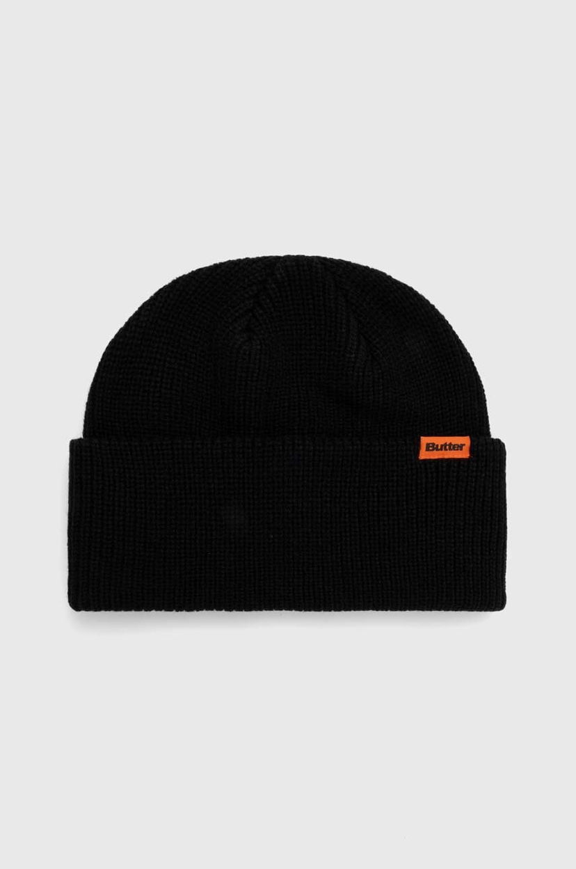 Шапка Butter Goods Butter Goods Tall Wharfie Beanie чорний | BGQ3235801