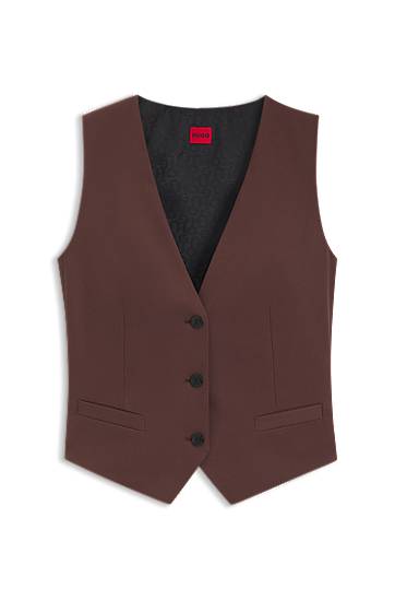 Жилет BOSS Stretch Waistcoat Коричневий | 50545278