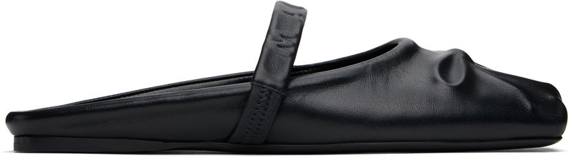 Одяг Marni Marni Nappa Leather Sabot Slippers чорний | SBMS010400 P3628
