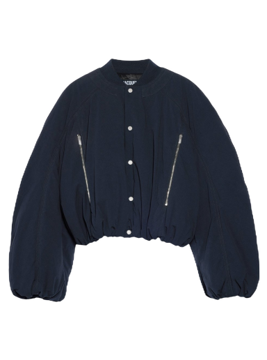Куртка бомбер Jacquemus Le Bomber Croissant темно-синій | 236BL044-1320-390