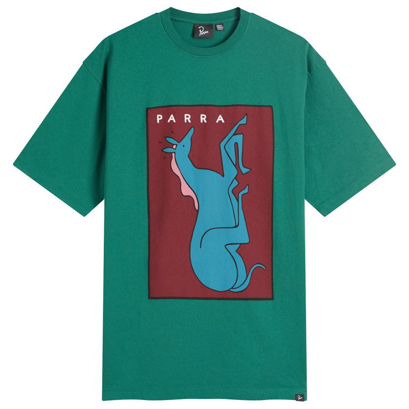 Футболка By Parra Parra Vertical Horse Graphic T-Shirt Зелений | 53505-GRN