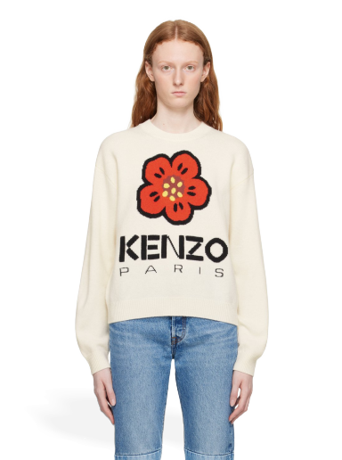 Cветр KENZO Paris Boke Flower білий | FD62PU4303LD
