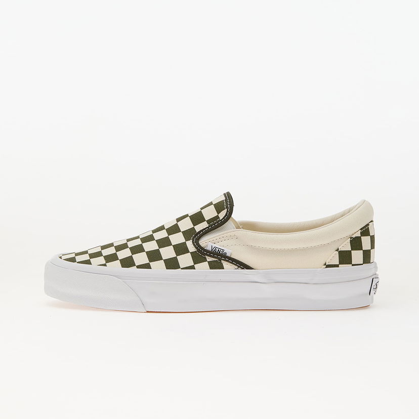 Кросівки та взуття Vans LX Classic Slip-On 98 Checkerboard Зелений | VN000D5AKCZ1