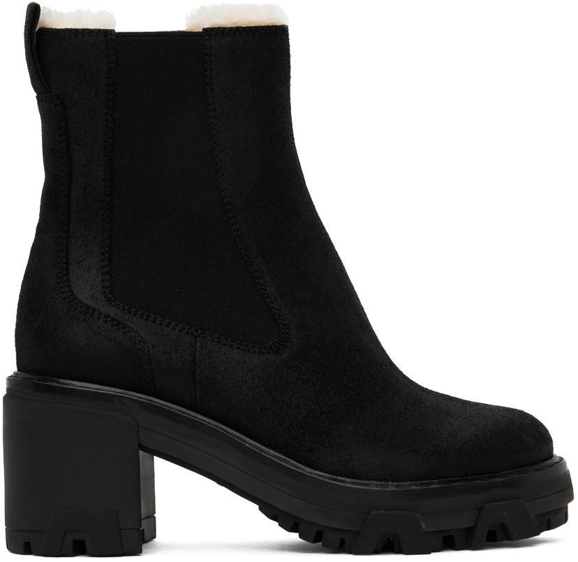 Догляд за взуттям rag & bone Rag & Bone Shiloh Shearling Boots чорний | WFF23FF028RJ28