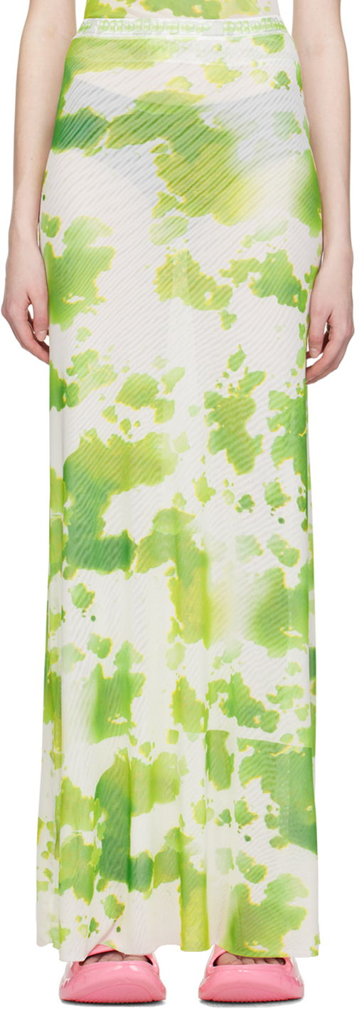 Спідниця Ottolinger Ottolinger Exclusive Tie-Dye Maxi Skirt Зелений | 101317