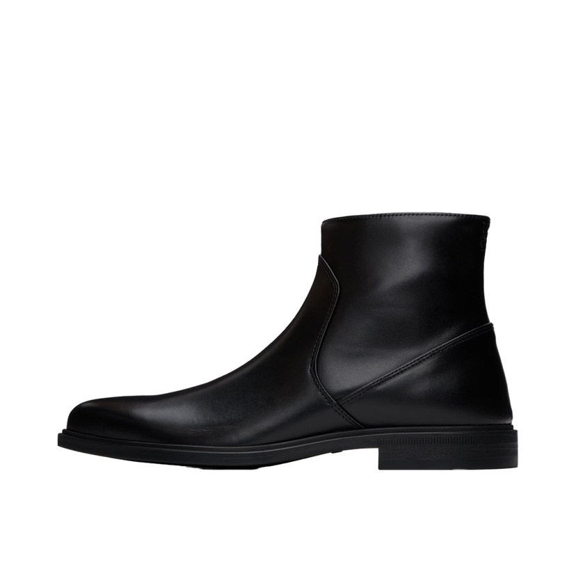 Кросівки та взуття BOSS Leather Chelsea Boots чорний | 50528808