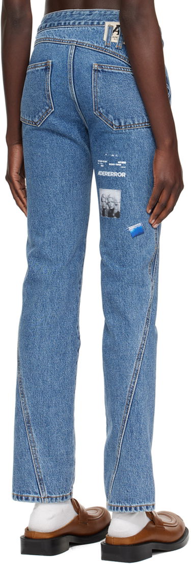 Джинси ADER ERROR Curved Seam Jeans Синій | BN01SSJE0108BL, 2
