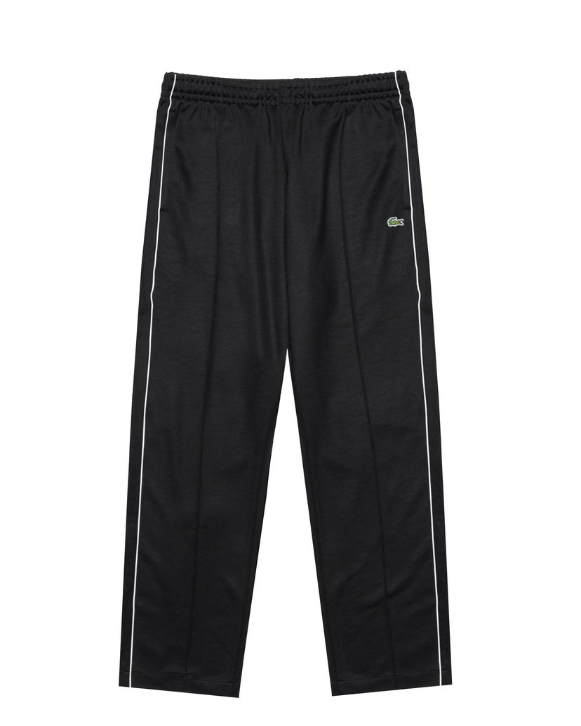 Спортивні штани Lacoste Lacoste Piped Cuff Track Pants чорний | XH1412-031