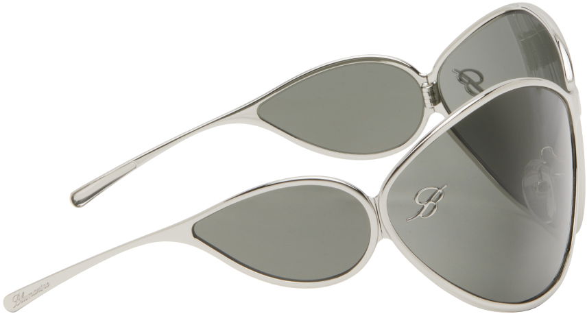 Сонцезахисні окуляри Blumarine Wraparound Sunglasses Металік | P444W088A, 1