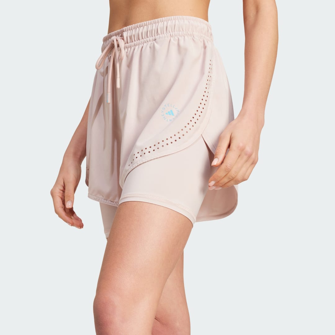 Шорти adidas Performance Stella McCartney x TruePurpose 2-in-1 Training білий | IT8223, 1