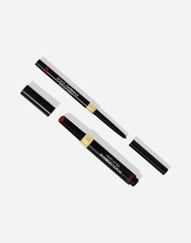 Духи та ароматизатори Dolce & Gabbana Dolce & Gabbana Lip Kit 05 Pout - Classic Red Liner and Soft Red Perlescent Gloss Бордовий | MKUPLIP0016V0004, 3