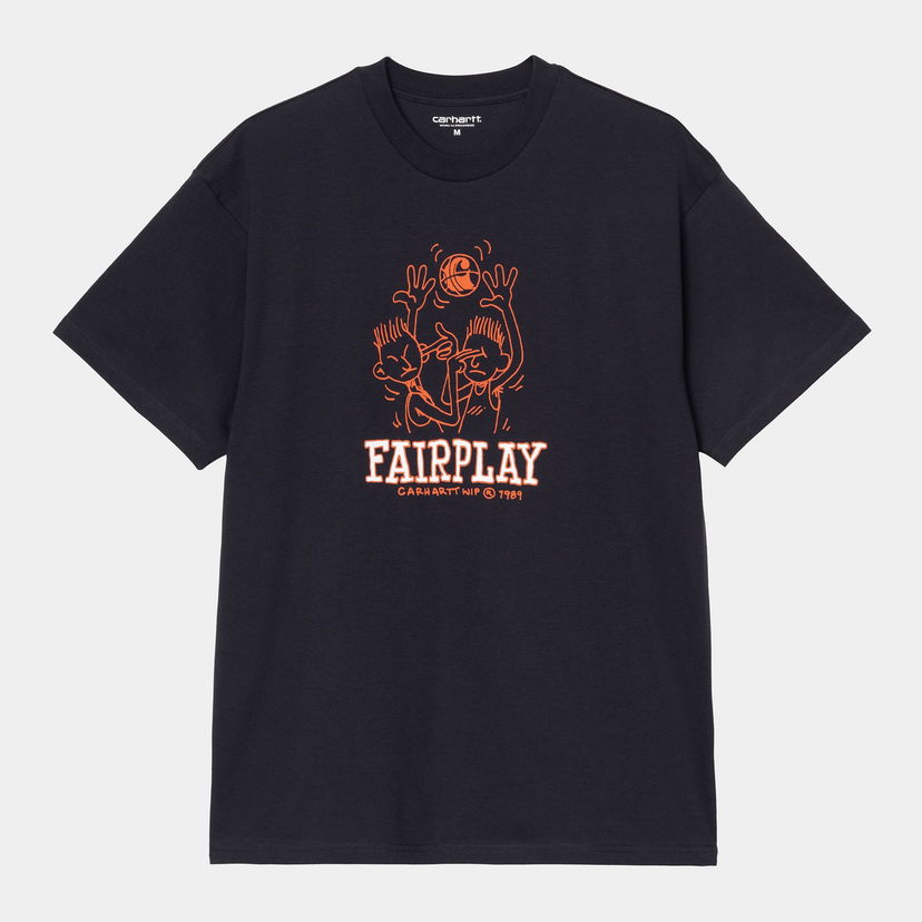 Футболка Carhartt WIP Fairplay Graphic T-Shirt темно-синій | I035433_9