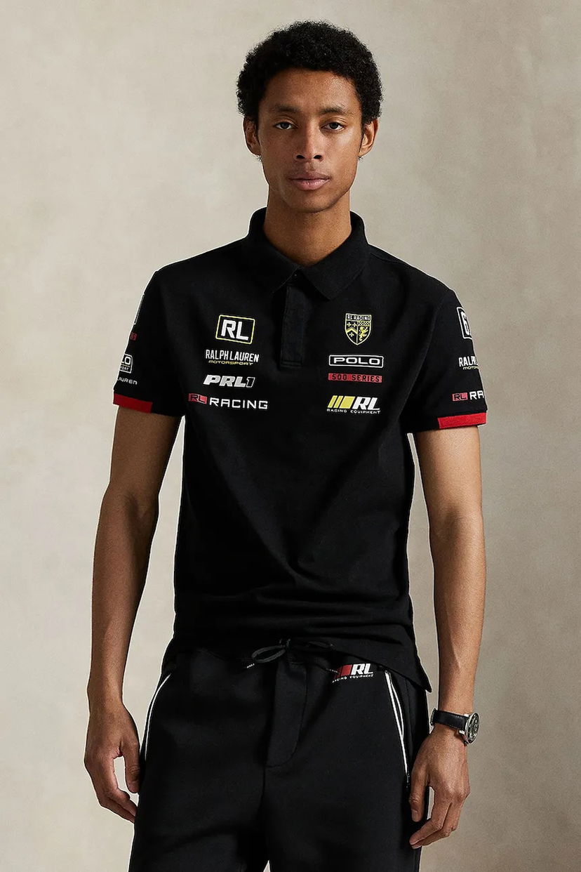 Сорочка поло Polo by Ralph Lauren Ralph Lauren Polo 500 Series Racing Short Sleeve Polo чорний | 710972340