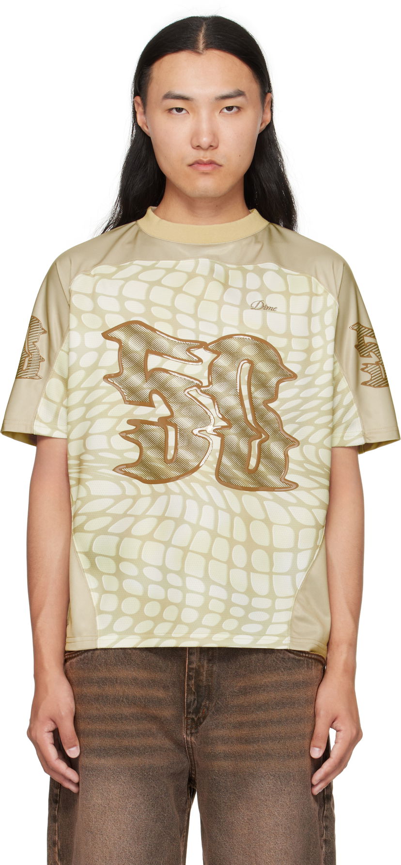 Футболка Dime Dime N50 Jersey T-Shirt бежевий | DIMEFA256TAU