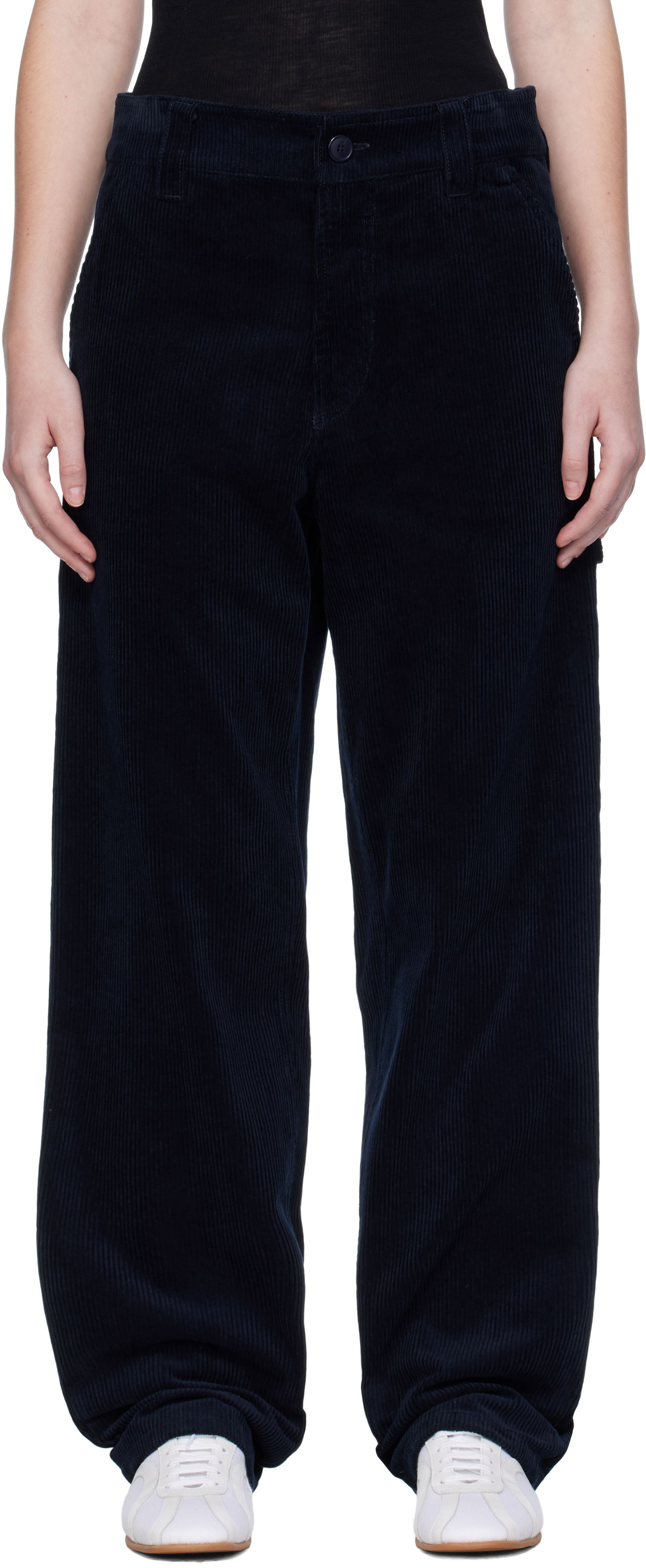 Штани A.P.C. A.P.C. Fergus Corduroy Pants темно-синій | COHBB-M08500, 0