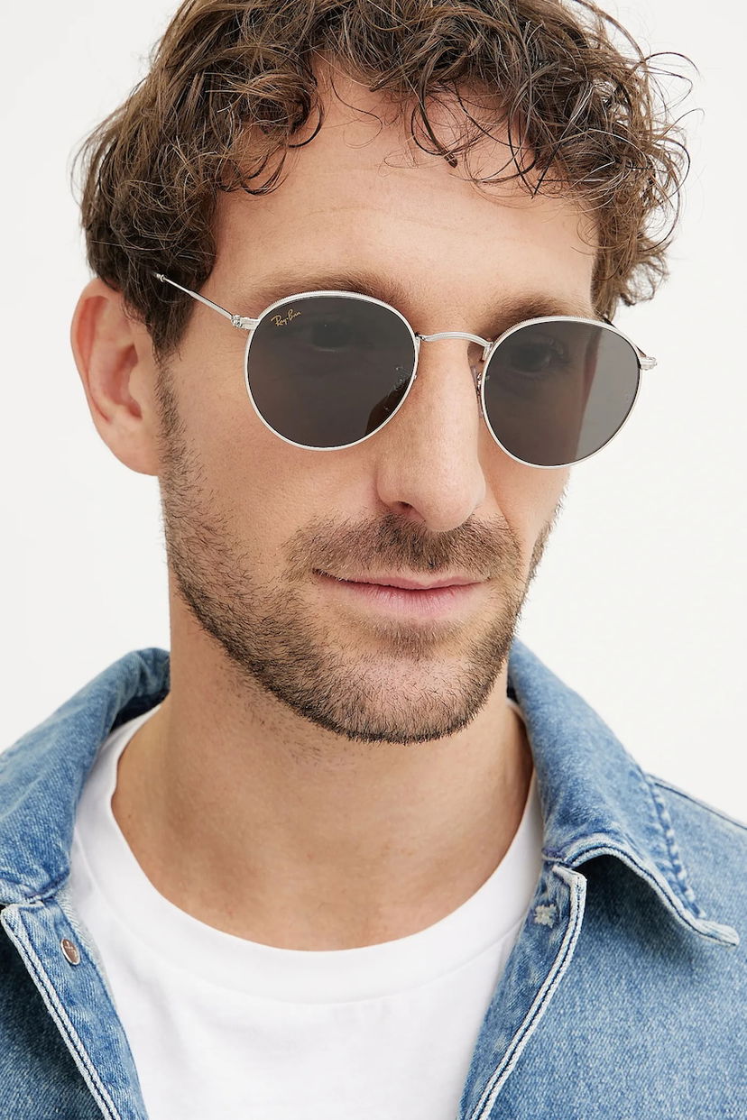 Сонцезахисні окуляри Ray-Ban Ray-Ban Round Metal Sunglasses 0RB3447 Металік | 0RB3447.9198B1