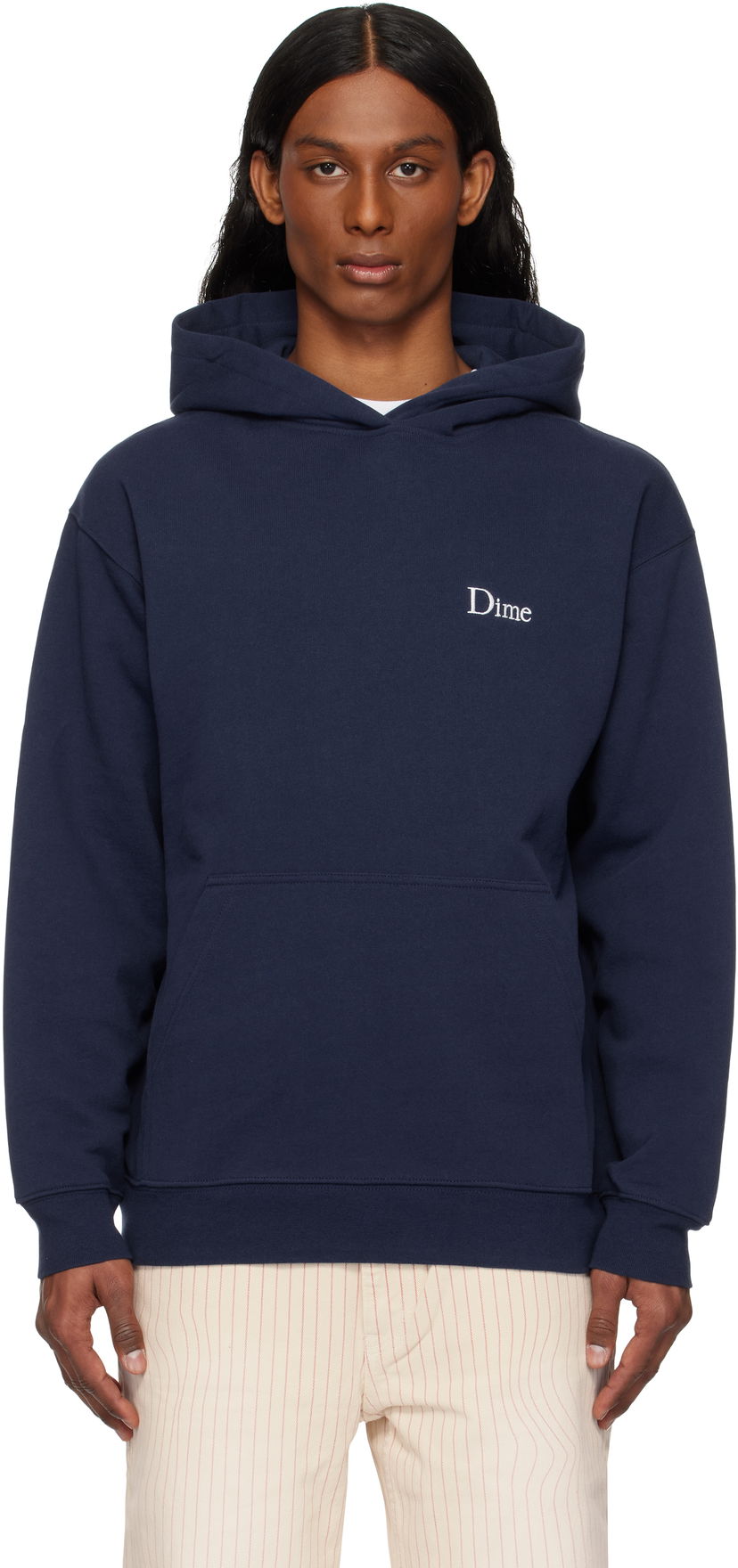 Світшоти Dime Classic Small Logo Hoodie темно-синій | DIME2SP2533NVY