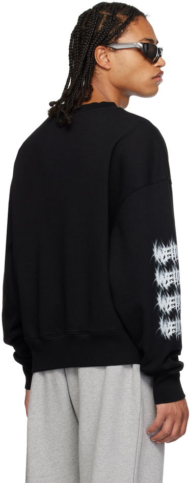 Світшоти We11done We11done Crewneck Sweatshirt чорний | WD-TS3-23-710-U-BK, 2