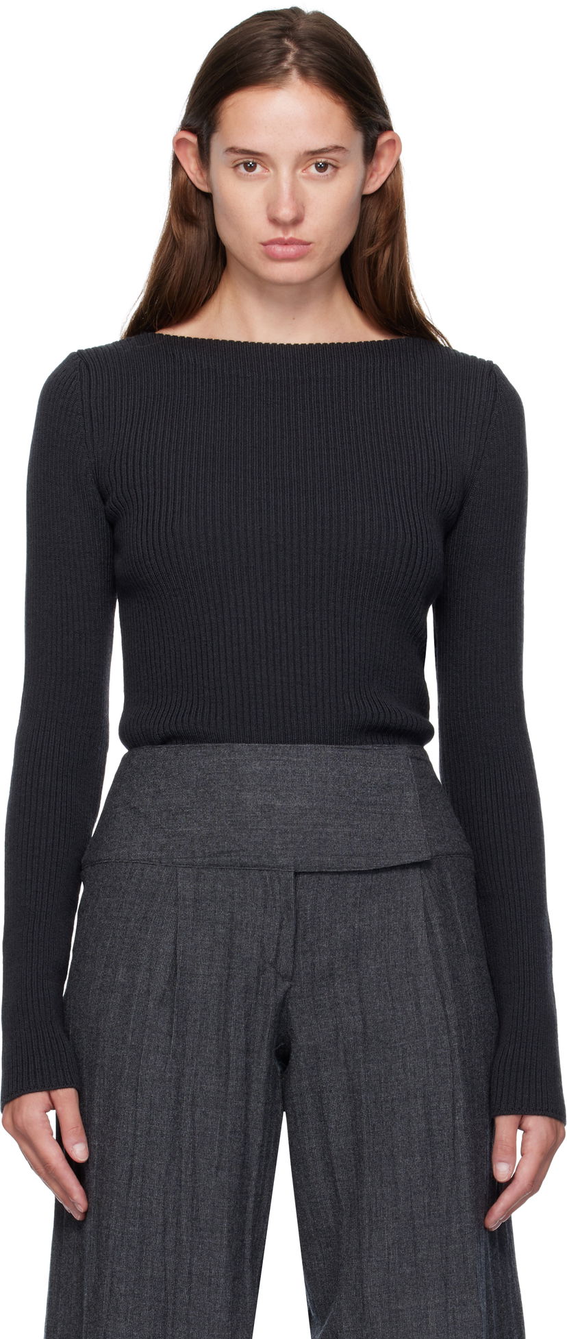 Cветр OUR LEGACY Our Legacy Strict Knit Sweater темно-синій | W4253SO