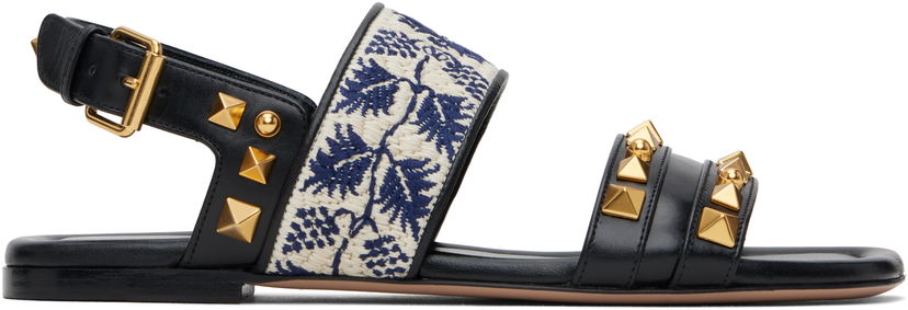 Одяг Valentino Valentino Garavani County Grape Embroidery Sandals чорний | 6W2S0LP2CQL