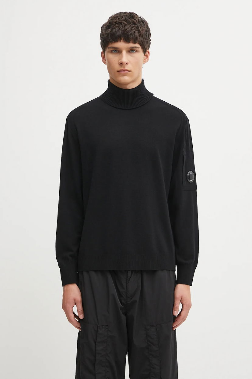 Cветр C.P. Company C.P. Company Turtleneck Sweater чорний | 19CMKN035A005528A
