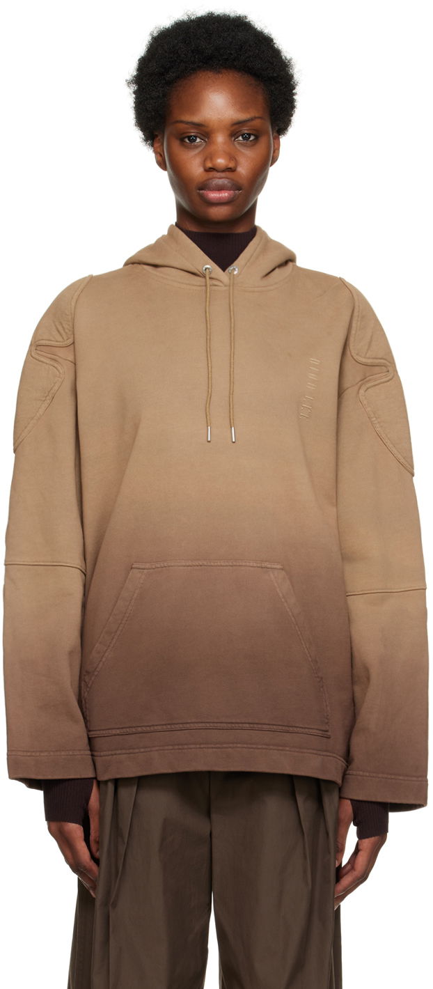 Світшоти Dion Lee Padded Sunfade Hoodie Коричневий | C3093R23
