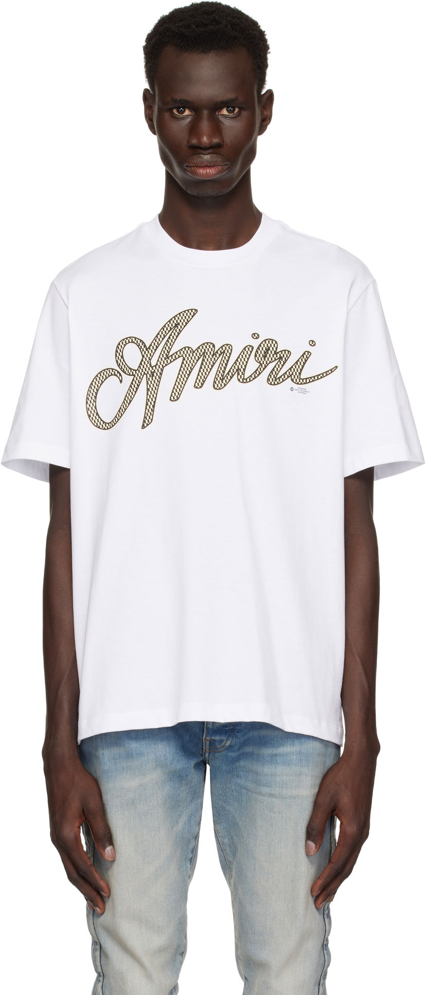 Футболка AMIRI Amiri Script T-Shirt білий | AMJYTE1193