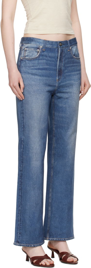 Джинси rag & bone rag & bone Miramar Terry Shea Ankle-Length Jeans Синій | WCW25S70008200, 4