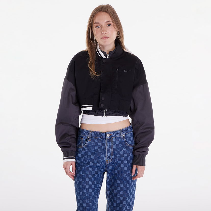 Куртка бомбер Nike Sportswear Canvas Destroyer Jacket чорний | FN2314-010