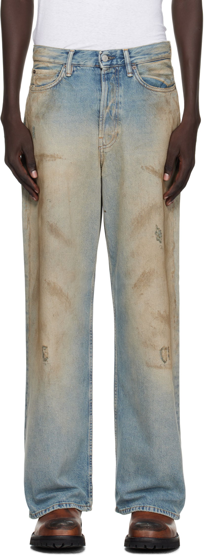 Джинси Acne Studios Acne Studios Loose Fit 1981 Jeans Синій | C00101-