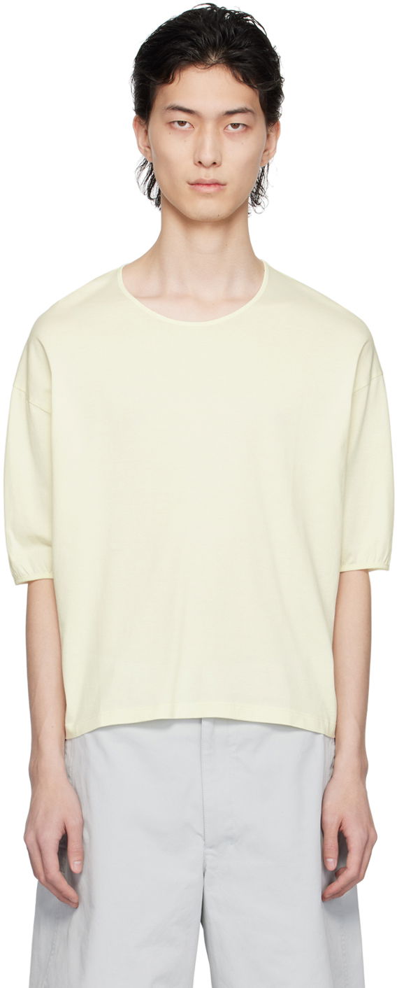 Футболка LEMAIRE LEMAIRE Relaxed T-Shirt Жовтий | TO1231 LJ1018