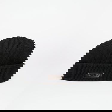Шапка CALVIN KLEIN Calvin Klein Patch Chunky Rib Beanie чорний | LV04D8058G UB1, 0