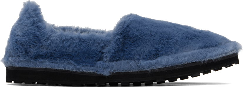 Одяг Marni Marni Faux-Fur Loafers Синій | MOMR006402 P8211