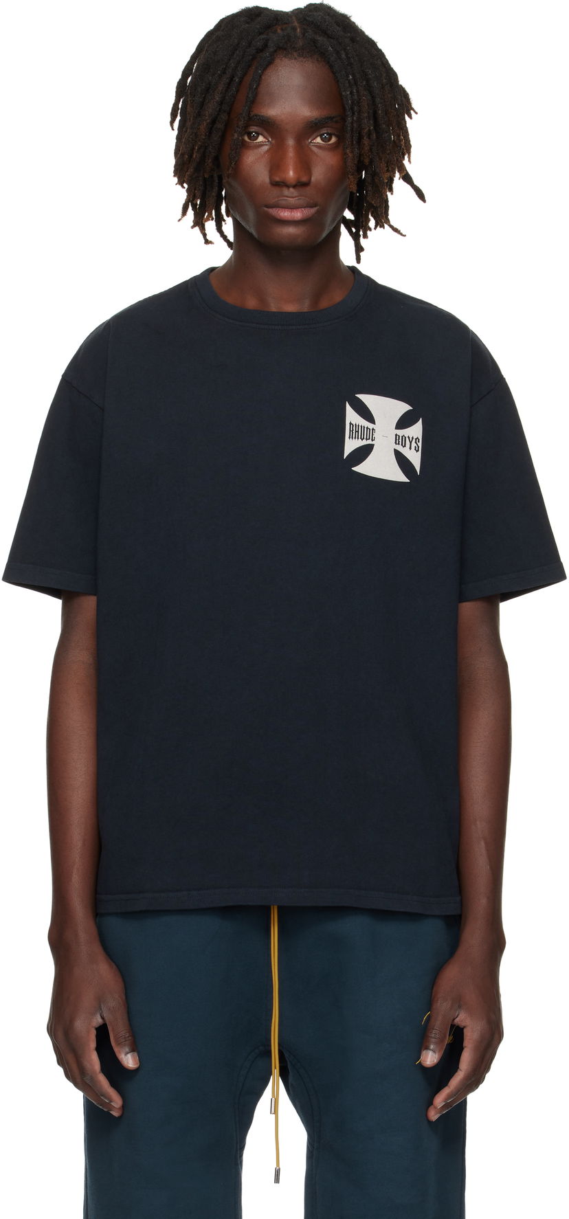 Футболка Rhude Rhude Boys Graphic T-Shirt чорний | RHPF25TT07012
