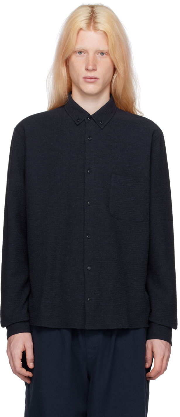Сорочка YMC YMC Dean Button-Down Shirt темно-синій | P2VMC