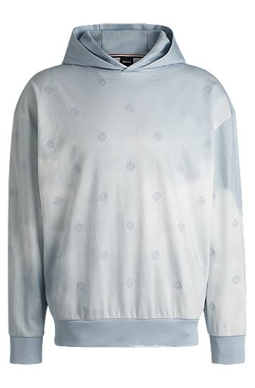 Світшоти BOSS Double B Monogram Hoodie Синій | 50531740
