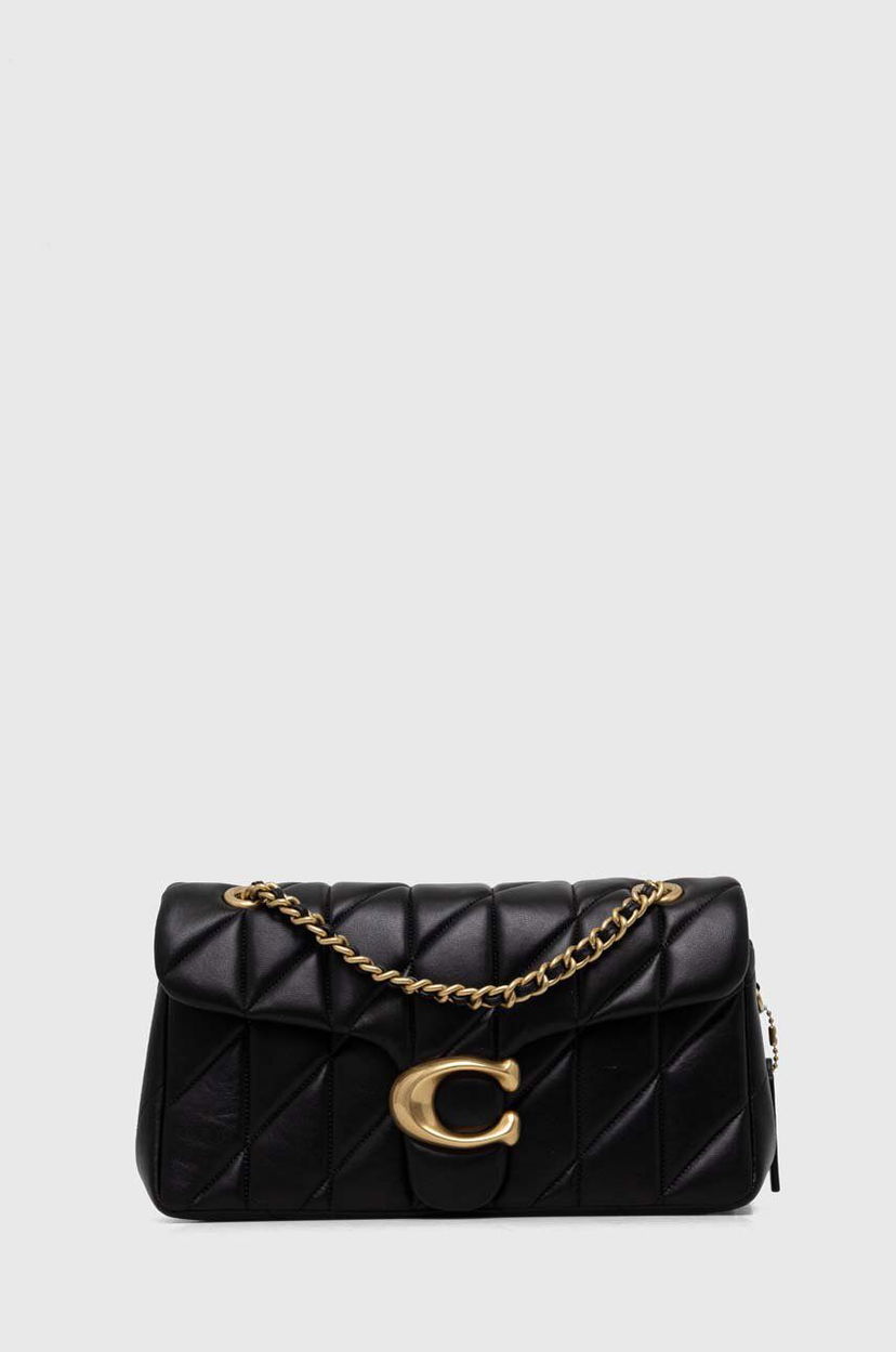 Сумка Coach Tabby Leather Shoulder Bag чорний | CP150