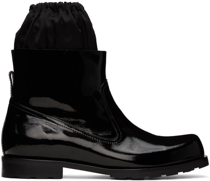 Одяг We11done We11done Enamel Boots чорний | WD-AO3-22-435-M-BK